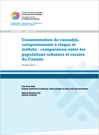 Consommation de cannabis, comportements à risque et méfaits : Comparaison entre les populations urbaines et rurales du Canada