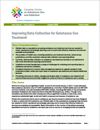 Improving Data Collection for Substance Use Treatment [Policy Brief]
