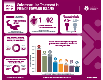 Substance Use Treatment in Prince Edward Island 2016–2017 [infographic]
