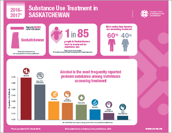 Substance Use Treatment in Saskatchewan 2016–2017 [infographic]