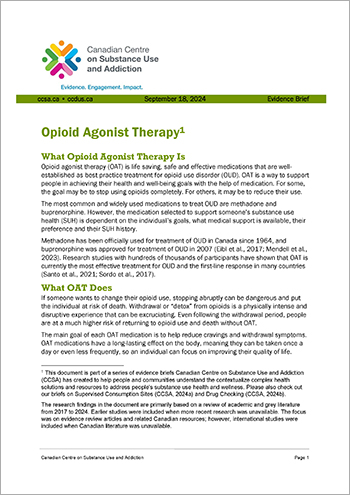 Opioid Agonist Therapy