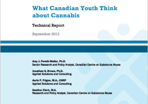 What Canadian Youth Think About Cannabis: Technical Report
