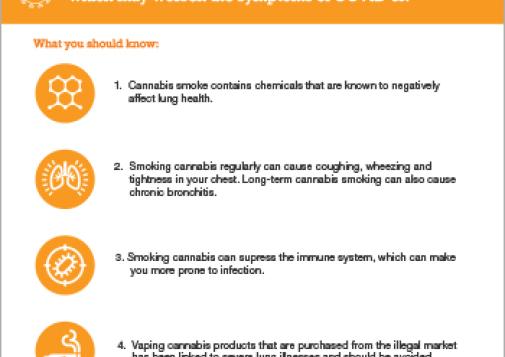 COVID-19 and Cannabis Smoking: 4 Things You Should Know [infographic]