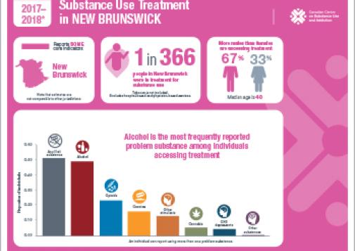 Substance Use Treatment in New Brunswick 2017–2018 [infographic]