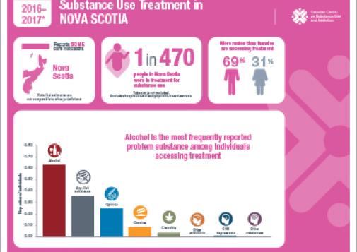 Substance Use Treatment in Nova Scotia 2016–2017 [infographic]