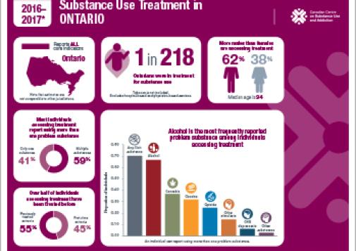 Substance Use Treatment in Ontario 2016–2017 [infographic]