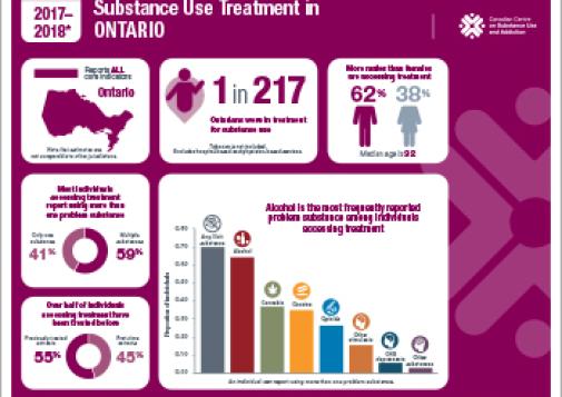 Substance Use Treatment in Ontario 2017–2018 [infographic]