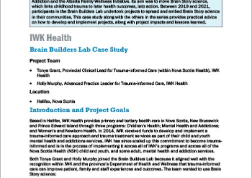 IWK Health: Brain Builders Lab Case Study