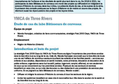 YMCA de Three Rivers : étude de cas du labo Bâtisseurs de cerveaux