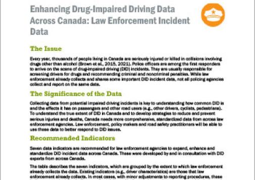 Enhancing DID data across Canada - Law enforcement incident data