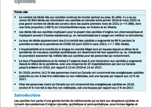 CCSA-Canadian-Drug-Summary--Opioids-2022-fr