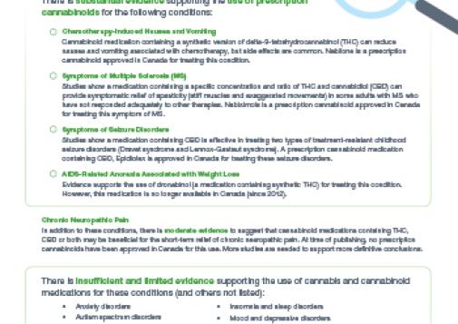 What does research say about treating medical conditions with cannabis and cannabinoids?