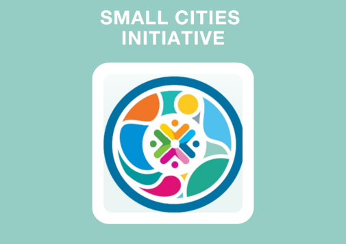 Logo with text that reads Small Cities Initiative