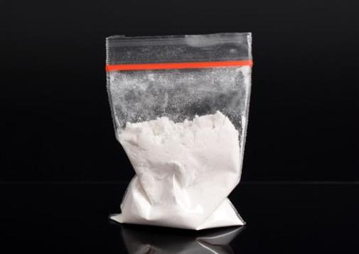Cocaine in plastic packet