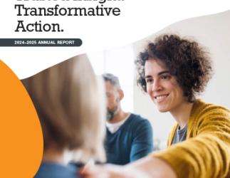 Annual Report Cover - Trusted Insight, Transformative Action