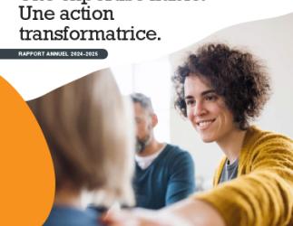 Couverture du rapport annuel - Une vision fiable, une action transformatrice