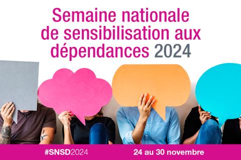 Semaine nationale de sensibilisation aux dépendances 2024