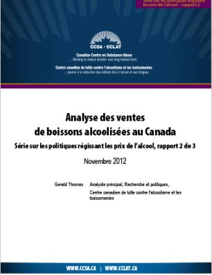 Analyse des ventes de boissons alcoolisées au Canada
