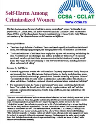 Self-Harm Among Criminalized Women
