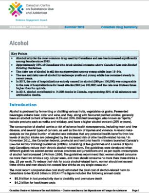 Alcohol (Canadian Drug Summary)