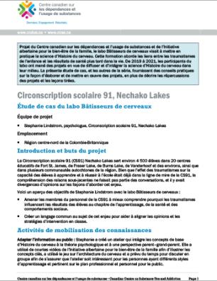 Circonscription scolaire 91, Nechako Lakes : étude de cas du labo Bâtisseurs de cerveaux