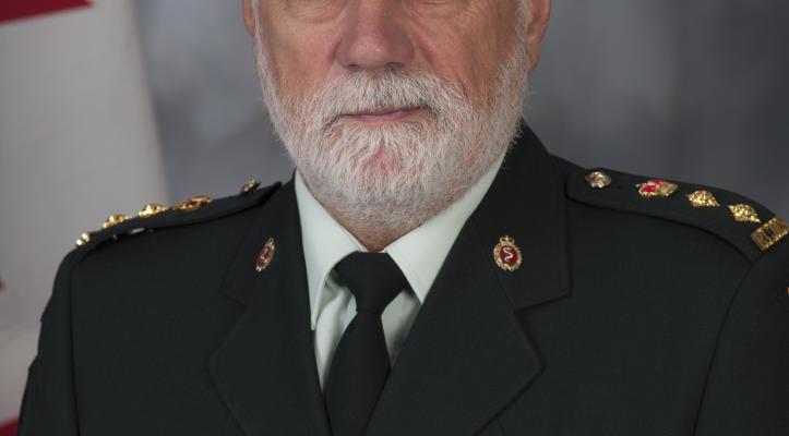 Louis Hugo Francescutti, Honorary Colonel 1 Health Services Group - Photo courtesy of CAF