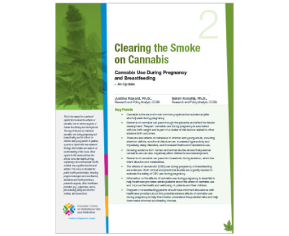 Clearing the Smoke on Cannabis: Cannabis Use During Pregnancy and Breastfeeding