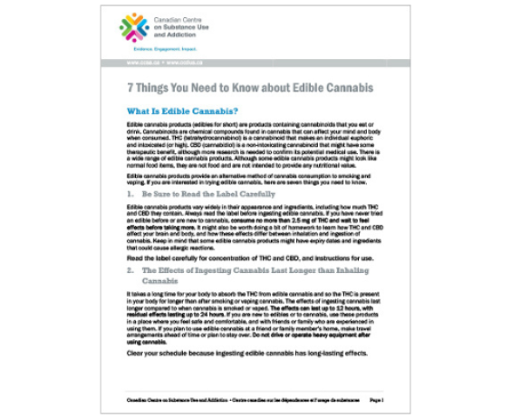 7 Things You Need to Know about Edible Cannabis