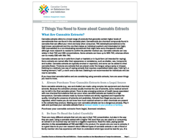 7 Things You Need to Know about Cannabis Extracts